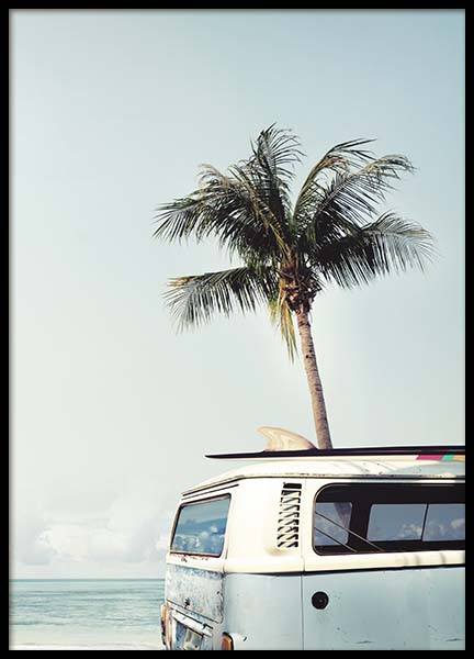 Surfers Van Poster in the group Prints / Photographs at Desenio AB (10036)