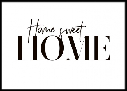 Sweet Home Poster Home Sweet Home Desenio Ie