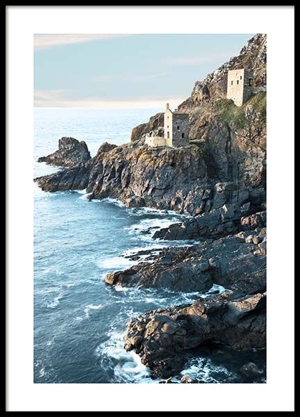 Botallack Tin Mine North Cornwall Poster in the group Prints / Nature at Desenio AB (10470)