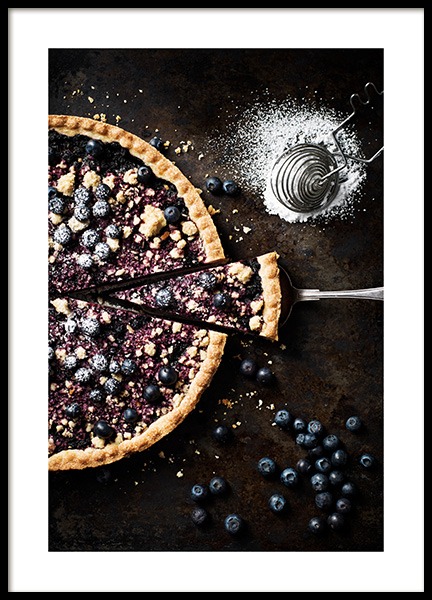 Blueberry Pie Poster in the group Prints / Kitchen at Desenio AB (11517)