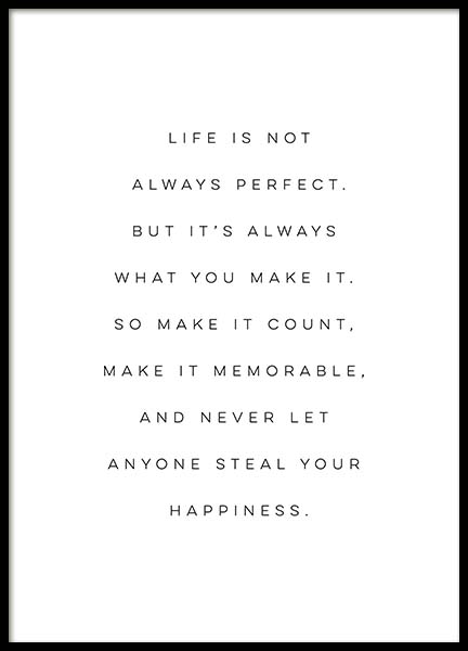 Make it Count Poster in the group Prints / Text posters at Desenio AB (11648)