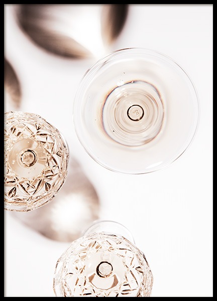 Champagne Shade Poster in the group Prints / Kitchen at Desenio AB (11916)