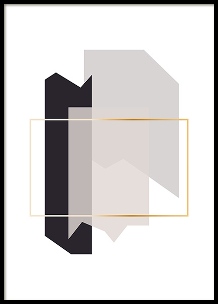 Abstract Fragments No1 Poster in the group Prints / Art prints at Desenio AB (11996)