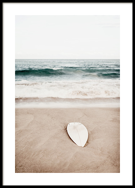 Surfing at Bondi Beach Poster in the group Prints / Nature / Tropical at Desenio AB (12646)