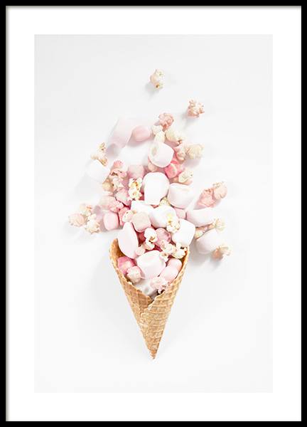 Candy Cone Poster in the group Prints / Kitchen at Desenio AB (12708)