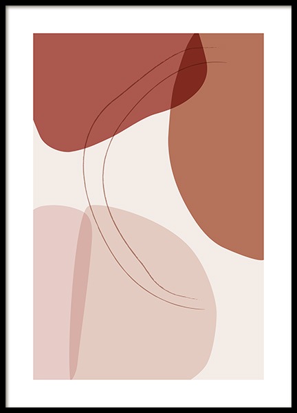 Graphic Shapes and Lines No2 Poster in the group Prints / Art prints at Desenio AB (13035)