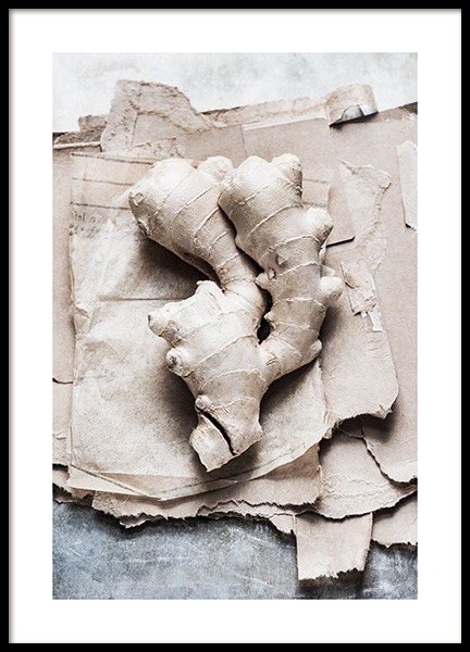Ginger Root Poster in the group Prints / Kitchen at Desenio AB (13276)