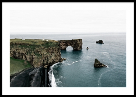 Aerial View of Dyrholaey Poster in the group Prints / Nature at Desenio AB (13378)