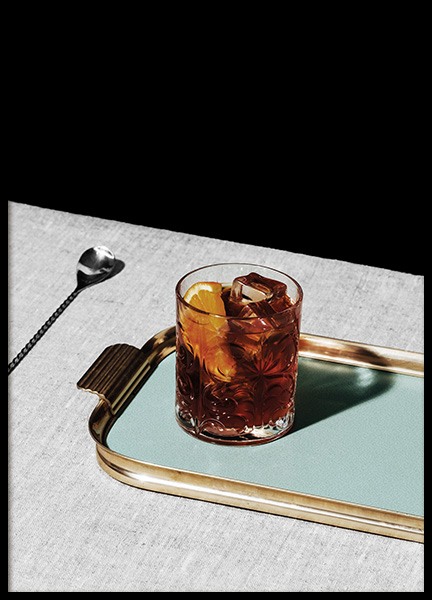 Negroni on Tray Poster in the group  at Desenio AB (13692)