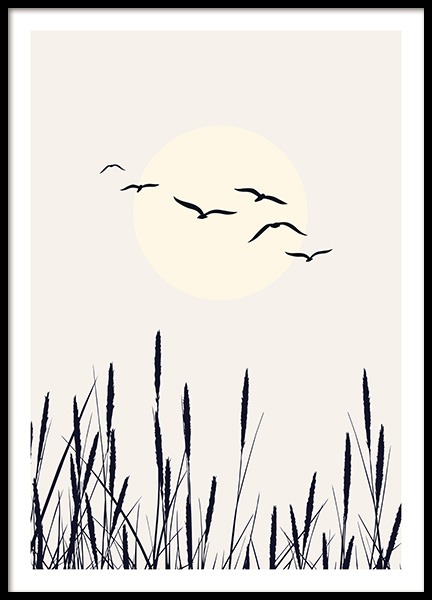 Fields of Gold Poster in the group Prints / Nature / Skies at Desenio AB (13751)