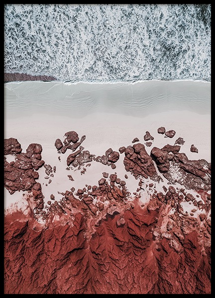 Red Sand Poster in the group Prints / Nature / Beaches at Desenio AB (14129)