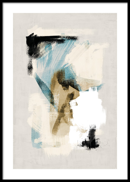 Abstract Brushes No1 Poster in the group Prints / Art prints at Desenio AB (14769)