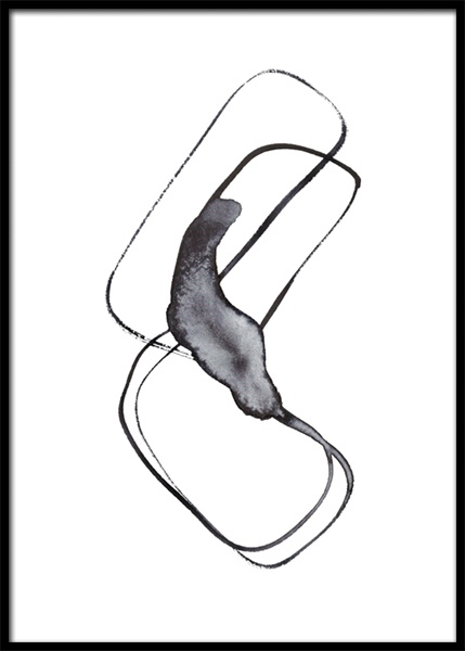 Dark Wave No2 Poster in the group Prints / Art prints / Abstract art at Desenio AB (14914)