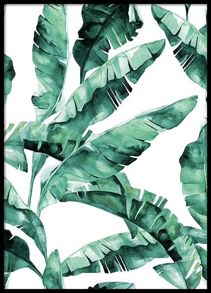 Banana Leaves Pattern Poster in the group Prints / Art prints at Desenio AB (2285)