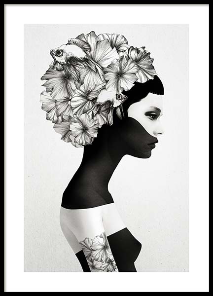 Marianna Poster in the group Prints / Black & white at Desenio AB (3207)