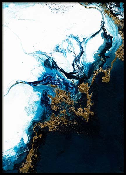 Blue Tide Poster in the group Prints / Art prints at Desenio AB (3398)