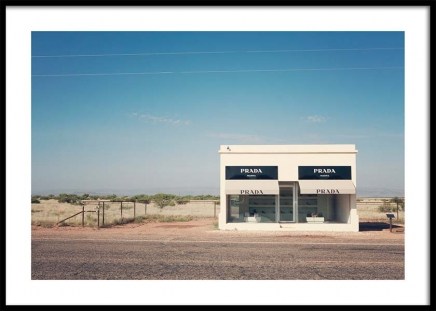 Prada Marfa Poster in the group Prints / Photographs at Desenio AB (3470)