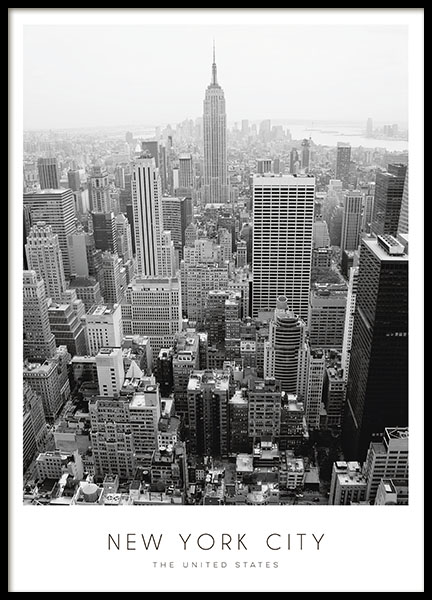 Poster New York City, prints with photos of cities