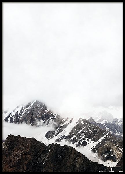 Posters and prints with tasteful photos of mountains