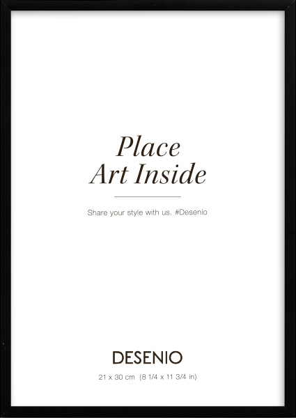 Metal frame Black, 21x30