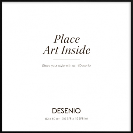 Metal frame Black, 50x50