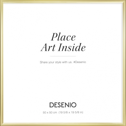 Picture frame Gold, 50x50