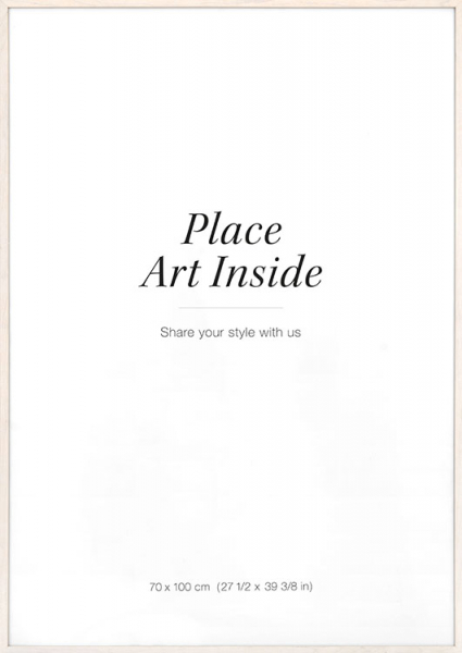 Wood frame light, 70x100