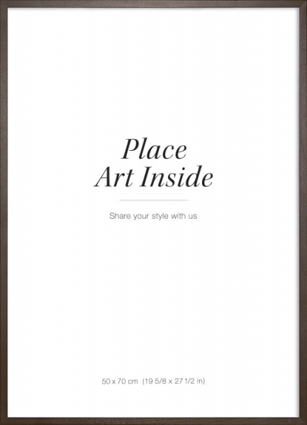 Picture frame in dark wood, 50x70