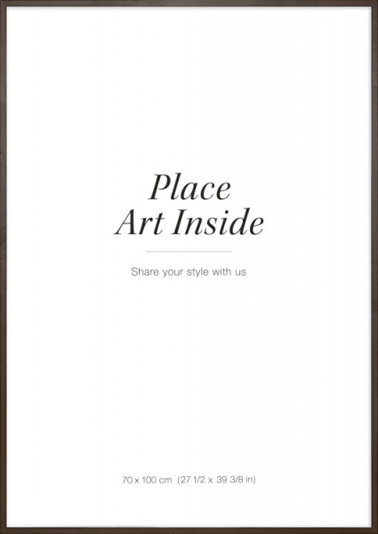 Picture frame in dark wood, 70x100