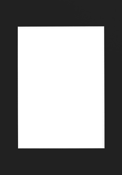 Picture mount black, 70x100