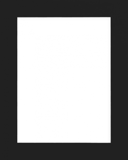 Picture mount black, 40x50