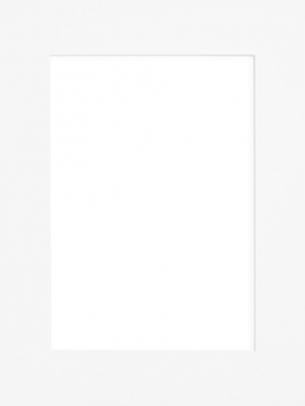 Picture mount white, 30x40