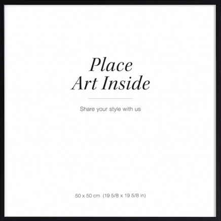 Black picture frame, 50x50