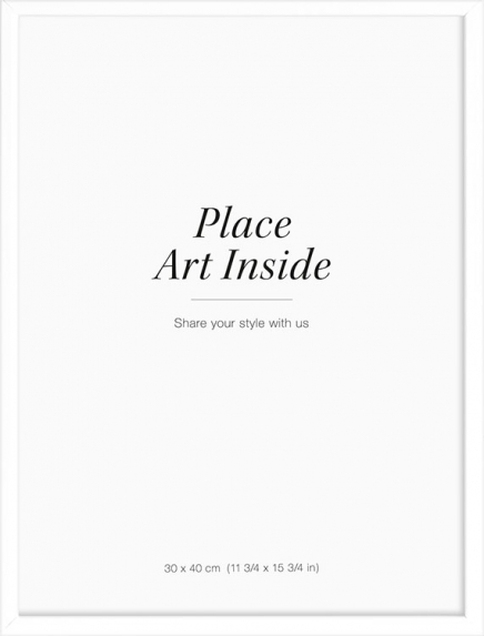 White picture frame, 30x40