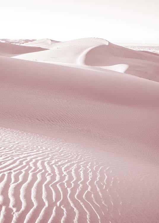  - Modern photo of a pink sand dune in the Sahara.