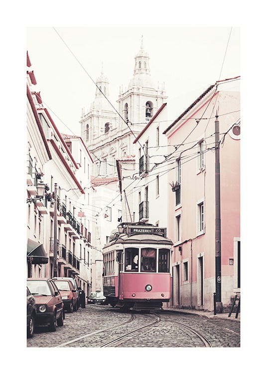 Pink Tram Poster