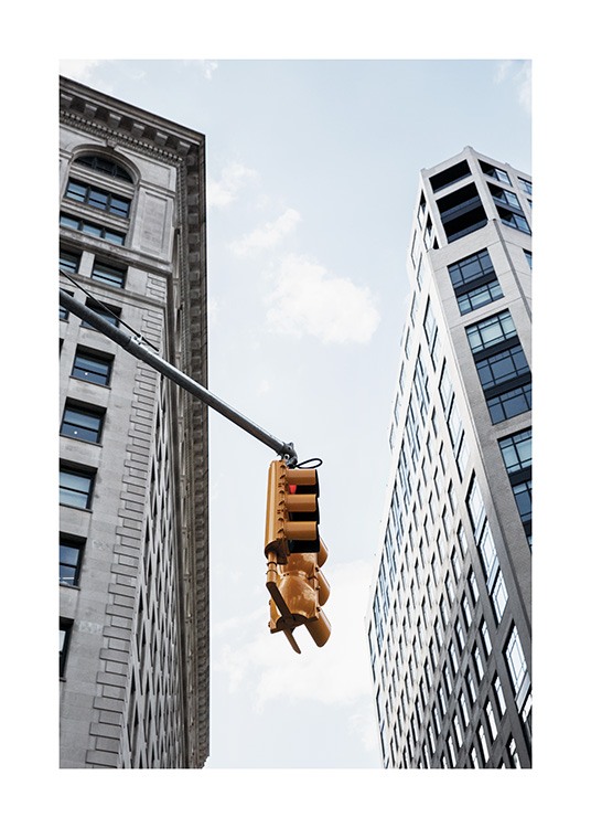 NYC Street Light Poster