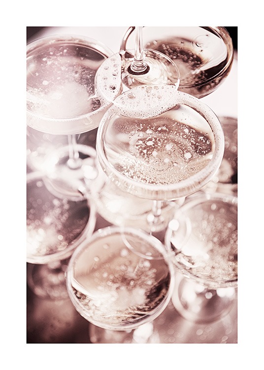 Champagne Blush Poster