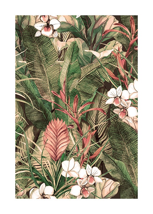 Botanical Pattern No1 Poster / Art prints at Desenio AB (12086)