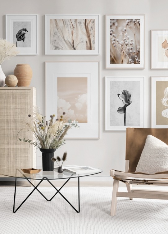  - Photograph of clouds in a peach coloured sky with a pastel finish