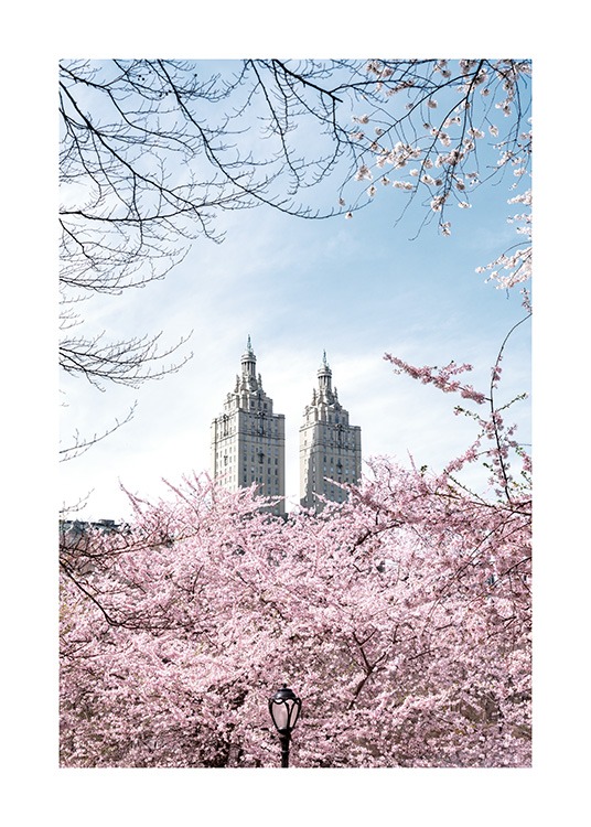 New York in Bloom Poster