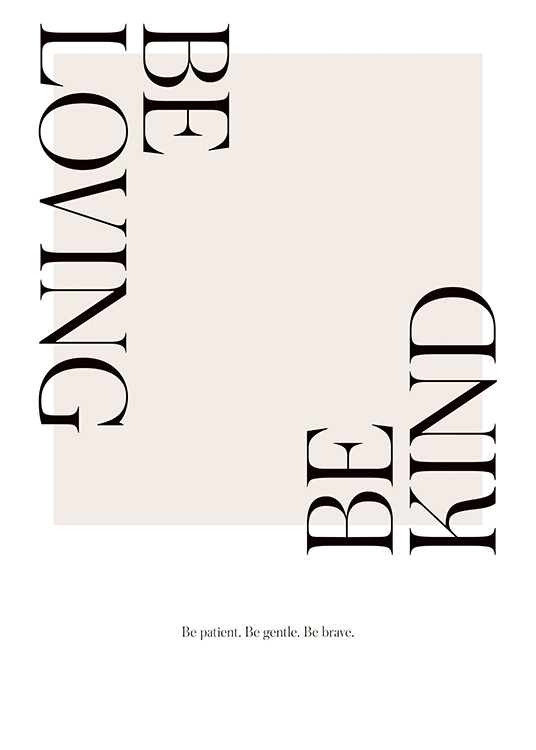 Be Loving Poster