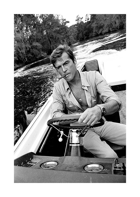 Roger Moore Poster