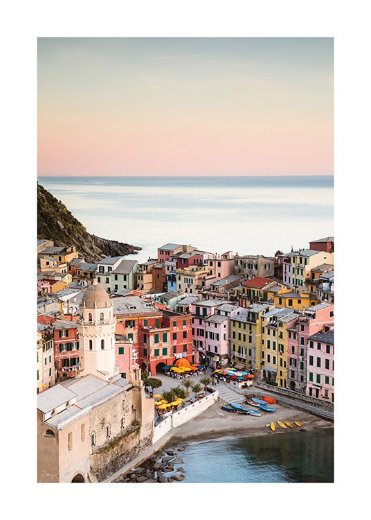 Vernazza Sunset Poster