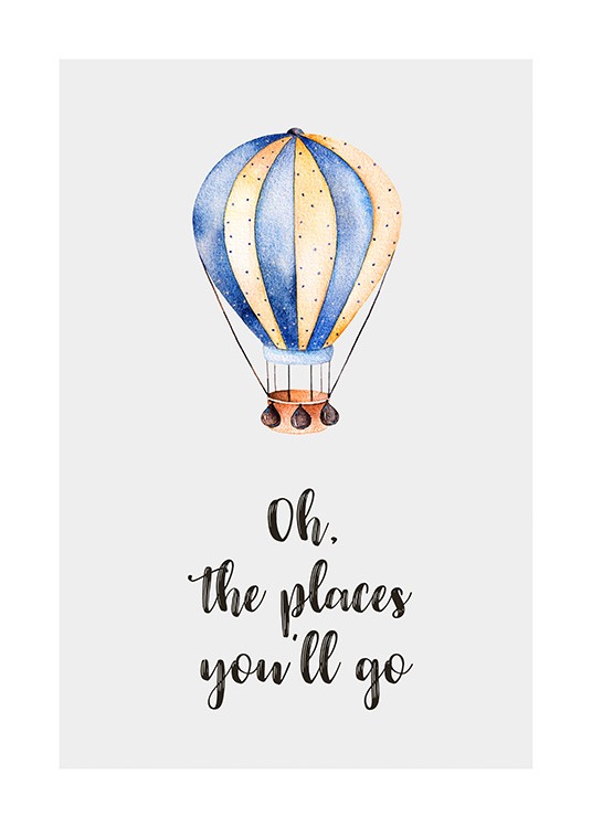 The Places You'll Go Poster