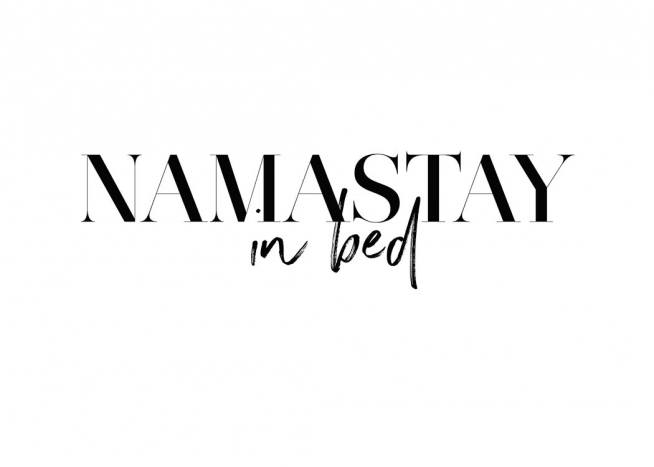 Namastay In Bed Poster
