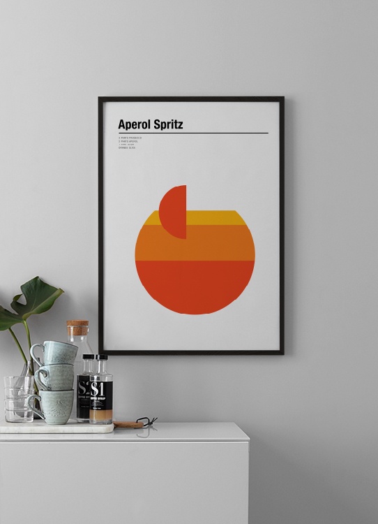 Aperol Spritz Recipe Poster