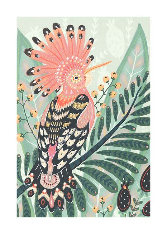 The Hoopoe Poster