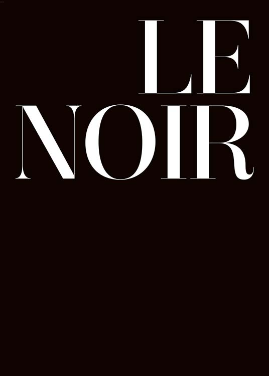 Le Noir Poster