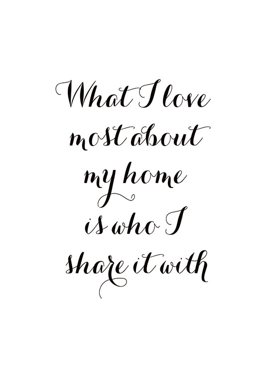 What I Love Most, Poster